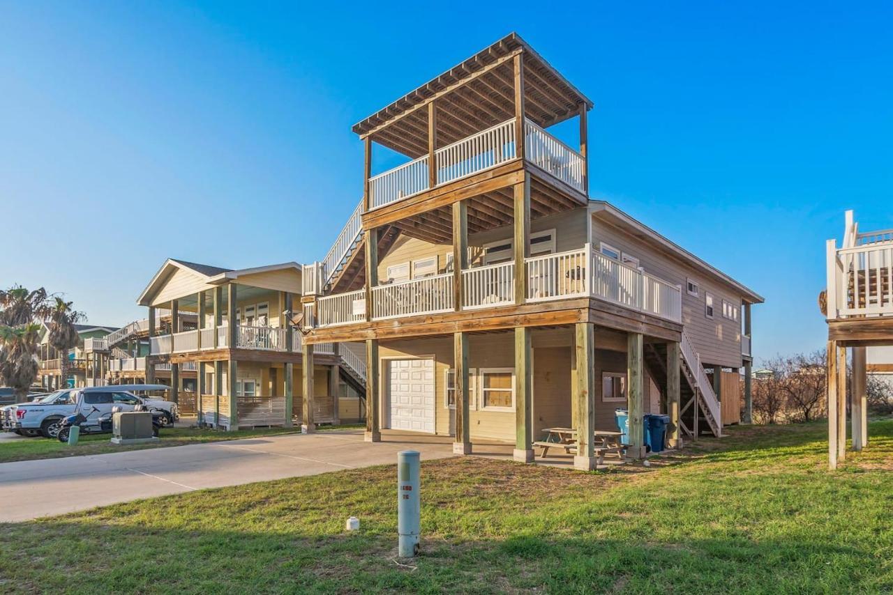 New 5 Bdrm W/Pool, Observation Deck Walk To Beach! Port Aransas Exterior photo